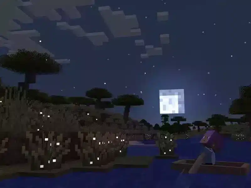 Giường Minecraft - Ngủ qua đêm để hạn chế mob nguy hiểm